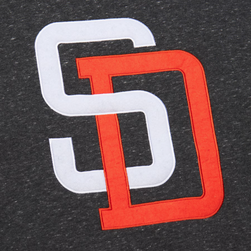 San Diego Padres Mitchell & Ness MLB Black Out Snow Washed product image 3