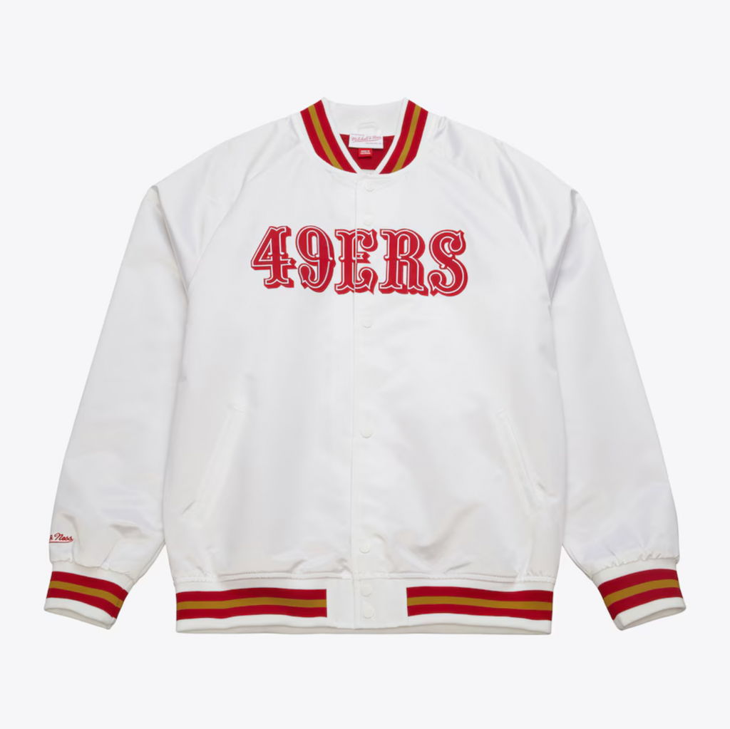 Men's White San Francisco 49ers Mitchell & Ness Lightweight product image 1