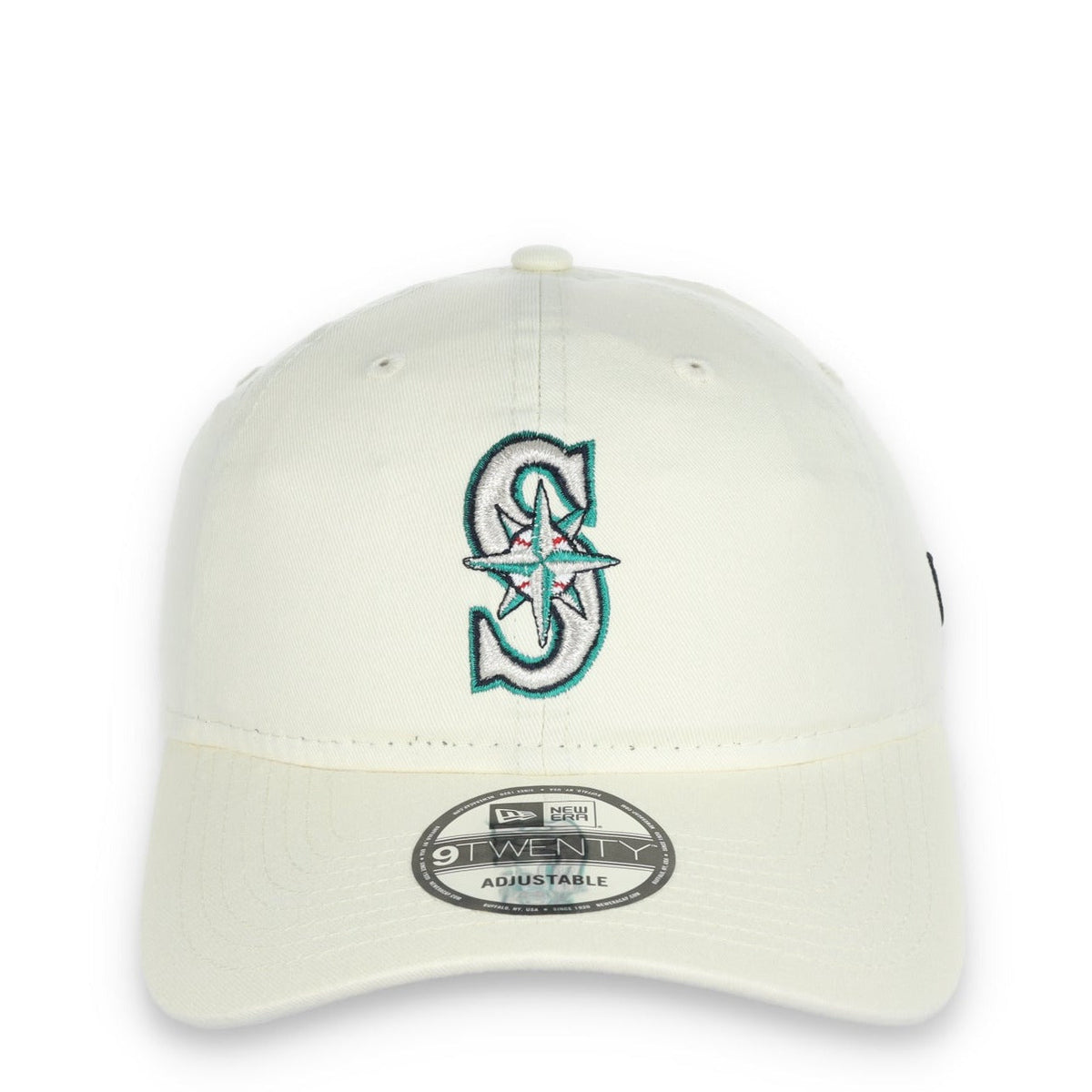 New Era Seattle Mariners Core Classic 2.0 9Twenty Adjustable Hat-Ivory product image 1, provided for visual reference and