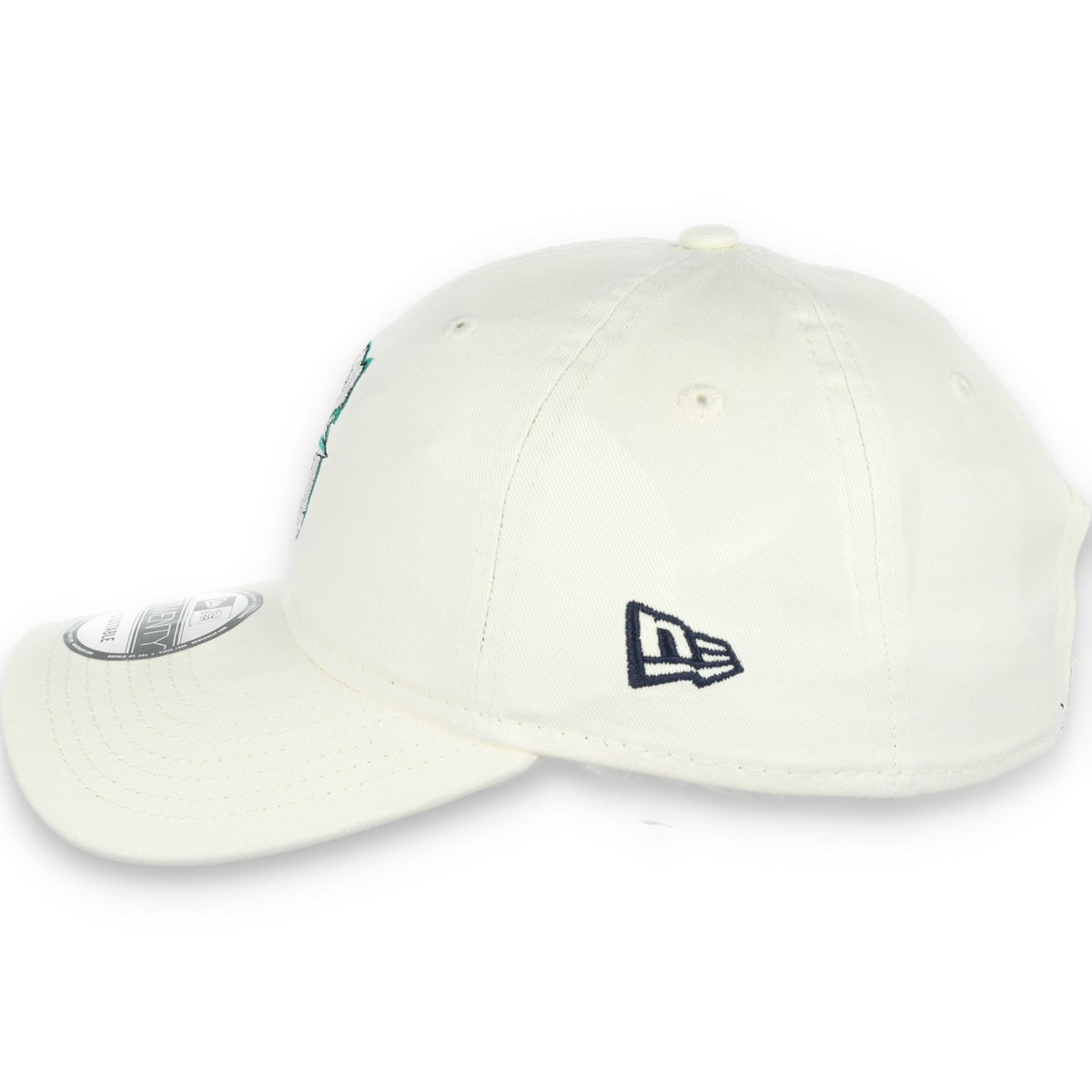 New Era Seattle Mariners Core Classic 2.0 9Twenty Adjustable Hat-Ivory product image 5, provided for visual reference and