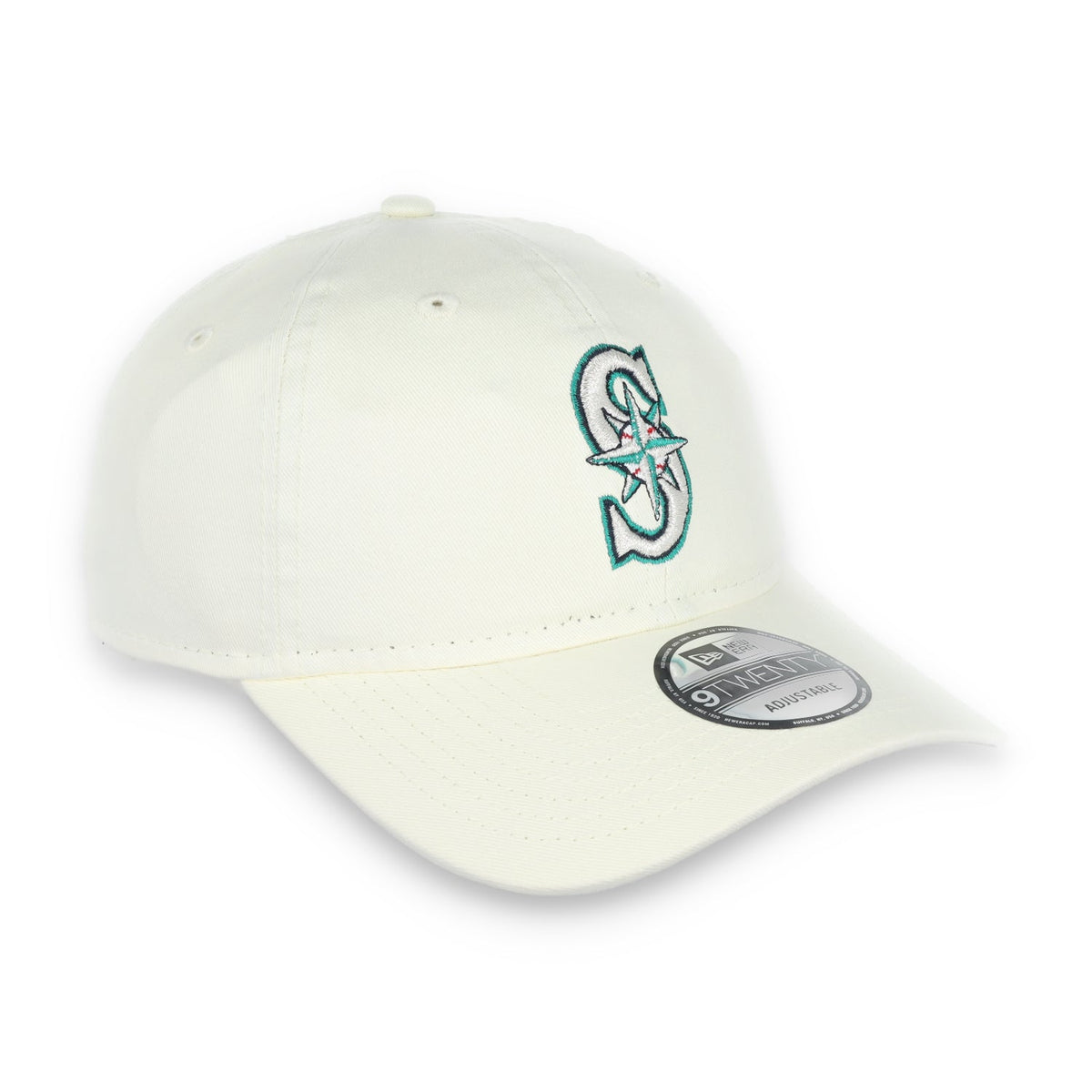 New Era Seattle Mariners Core Classic 2.0 9Twenty Adjustable Hat-Ivory product image 2, provided for visual reference and