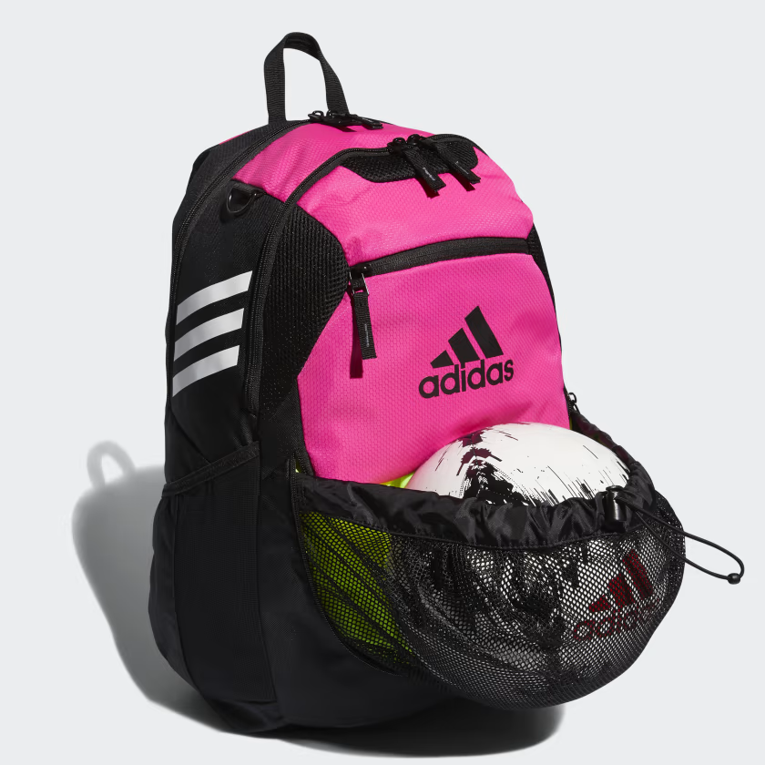 Adidas Stadium 3 Backpack - Pink product image 3, provided for visual reference and product detail review