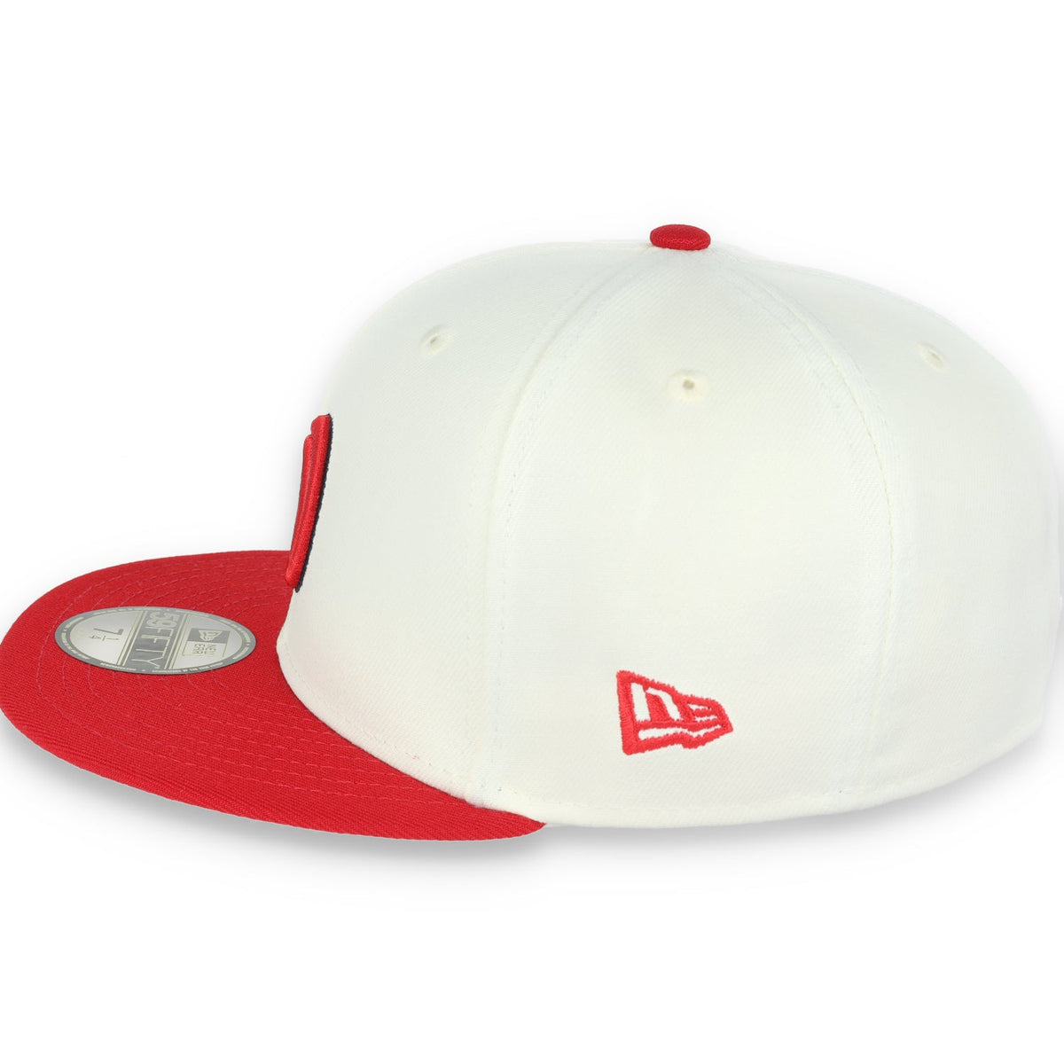 New Era Washington Nationals 2019 World Series Side Patch Throwback White 59FIFTY Fitted product image 4, provided for