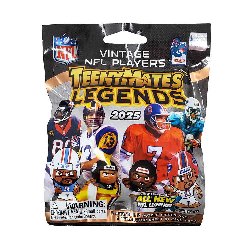 NFL TeenyMates Football Legends Vintage Series 3 Mystery Pack product image 1, provided for visual reference and product
