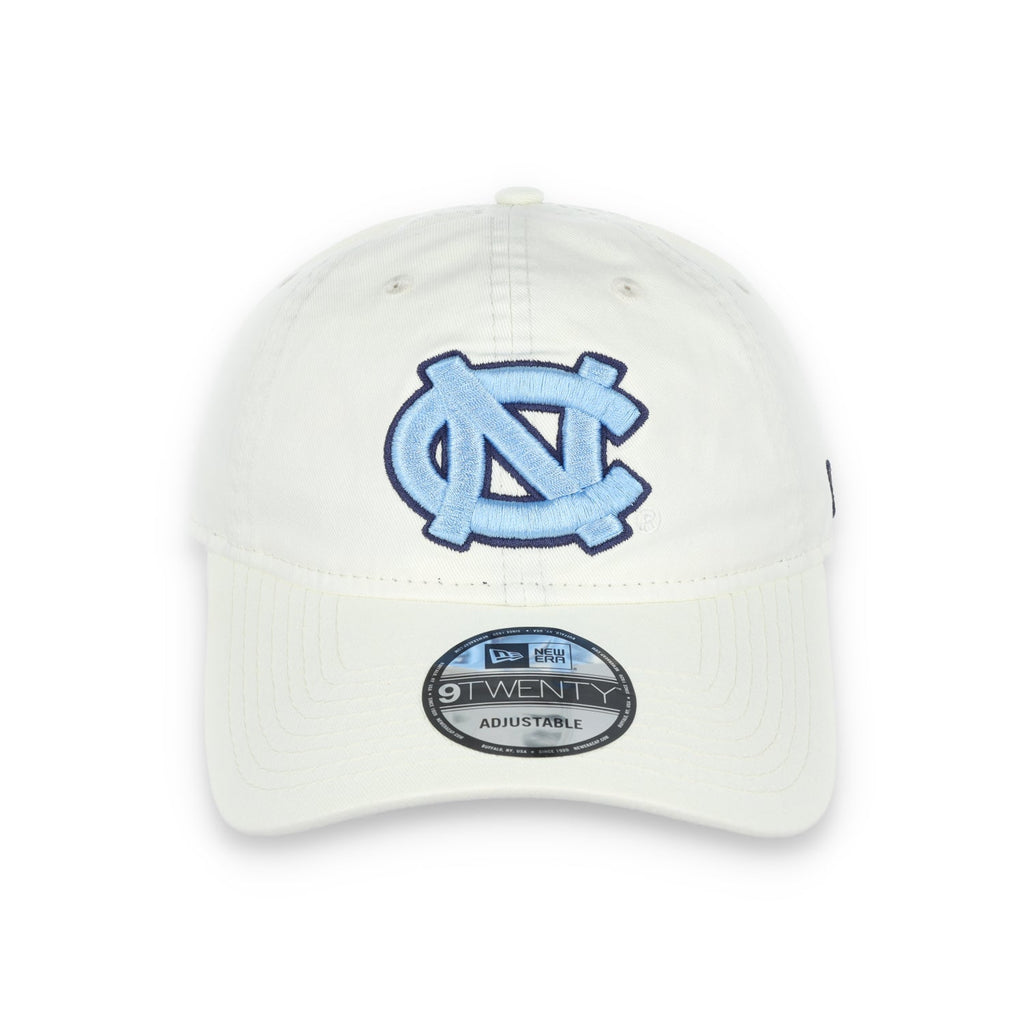 NEW ERA NORTH CAROLINA TAR HEELS CORE CLASSIC 2.0 9TWENTY ADJUSTABLE HAT-Cream product image 1, provided for visual