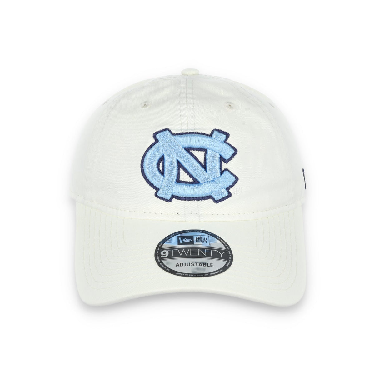 NEW ERA NORTH CAROLINA TAR HEELS CORE CLASSIC 2.0 9TWENTY ADJUSTABLE HAT-Cream product image 1, provided for visual