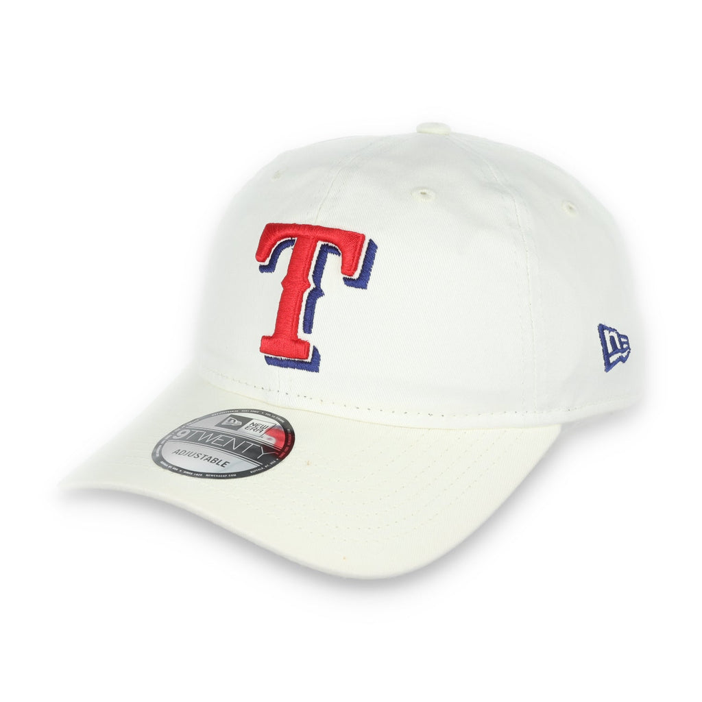 New Era Texas Rangers Core Classic 2.0 9Twenty Adjustable Hat-Ivory product image 6, provided for visual reference and