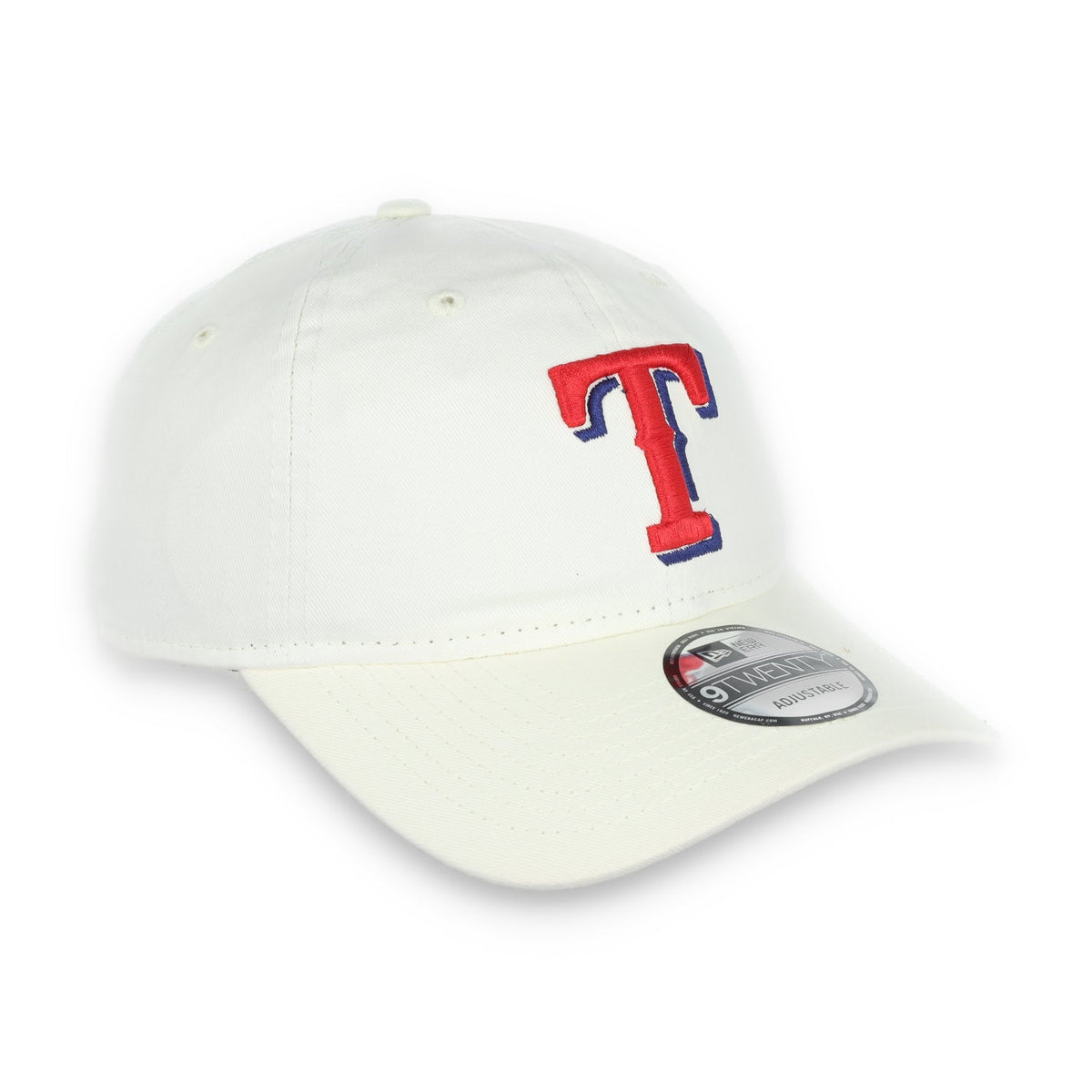 New Era Texas Rangers Core Classic 2.0 9Twenty Adjustable Hat-Ivory product image 2, provided for visual reference and