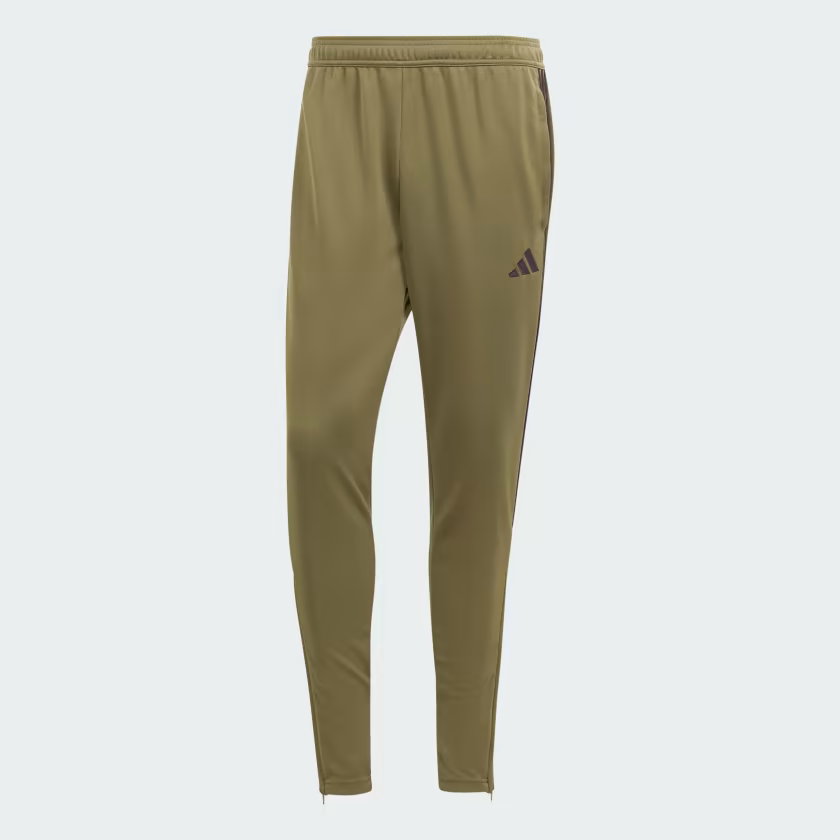 Adidas Men Tiro23 League Pants-Olive Strata / Black product image 3, provided for visual reference and product detail review