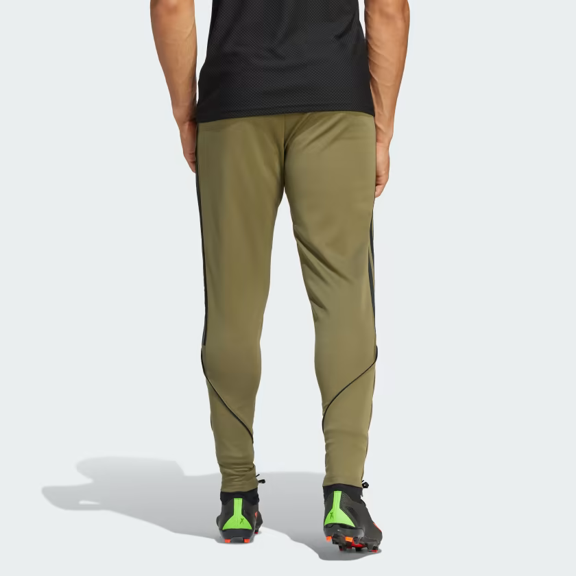 Adidas Men Tiro23 League Pants-Olive Strata / Black product image 2, provided for visual reference and product detail review