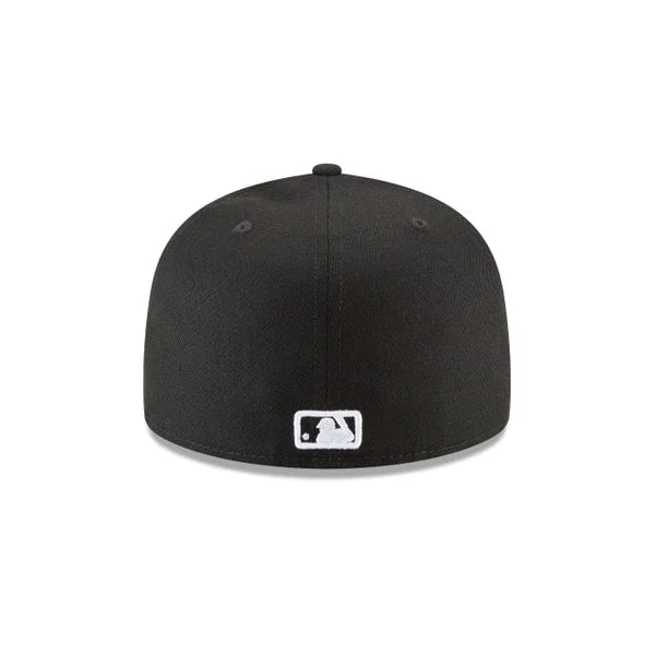 New Era St. louis Cardinals Side Patch 2006 World Series 59fifty Fitted Hat-Black/White product image 2, provided for visual