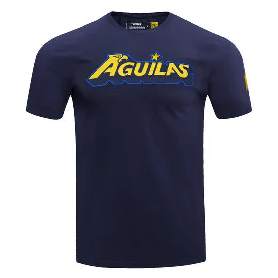 PRO STANDARD LIGA MX CLUB AMERICA STADIUM Men WORDMARK T-Shirt-Navy product image 1, provided for visual reference and