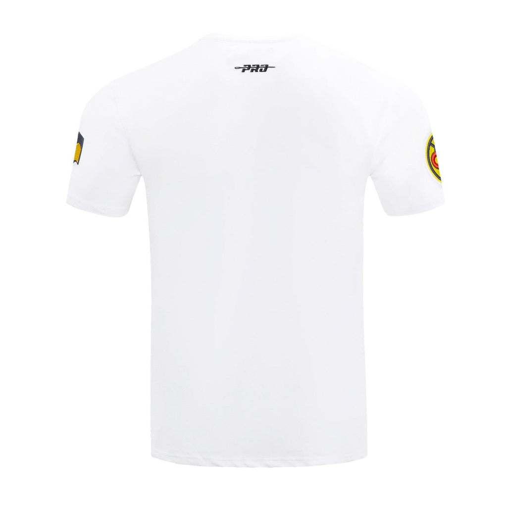 PRO STANDARD LIGA MX CLUB AMERICA STADIUM Men WORDMARK T-Shirt-White product image 3, provided for visual reference and