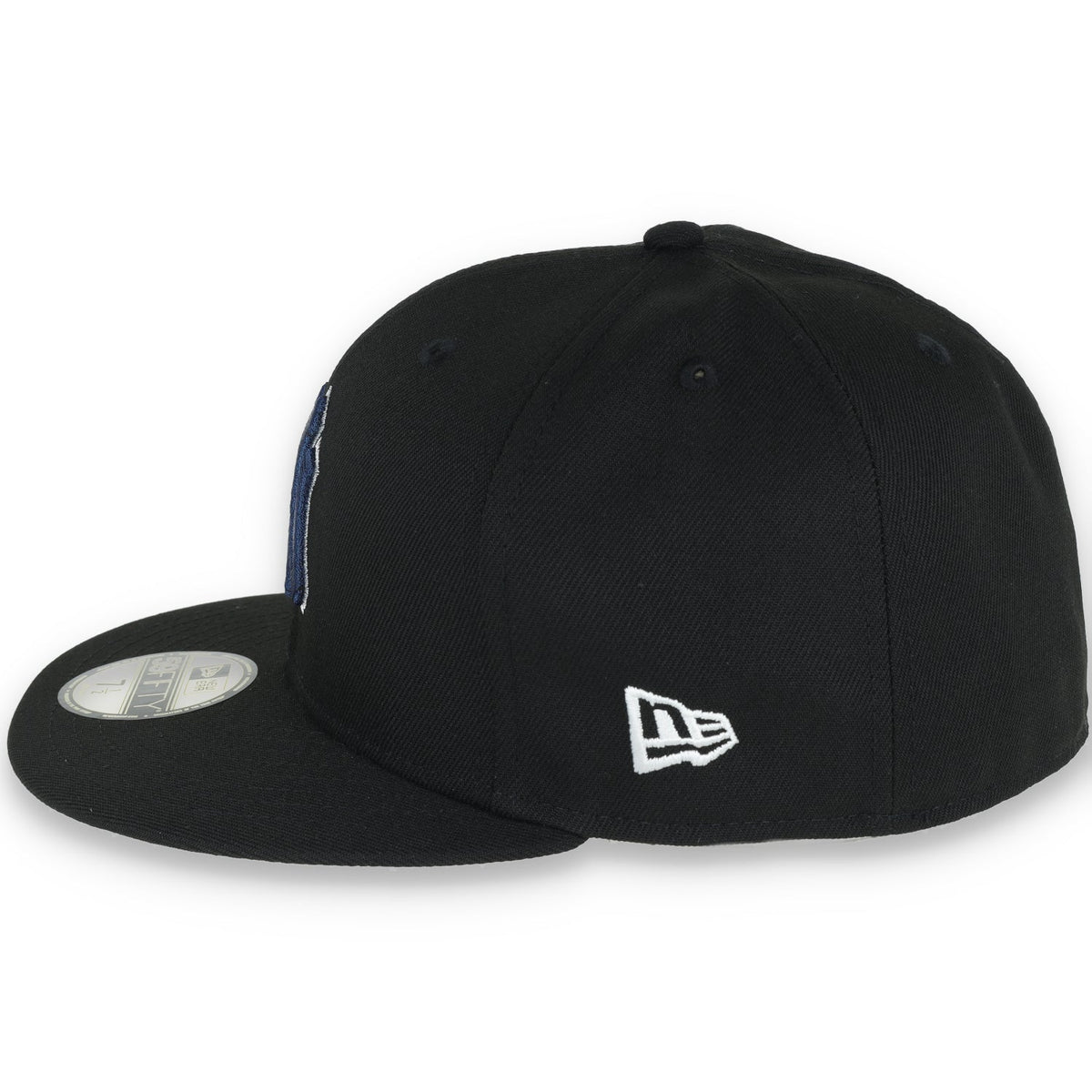 New Era New York Yankees 100th Anniversary Metallic Logo Side Patch 59fifty Fitted-Black product image 4, provided for