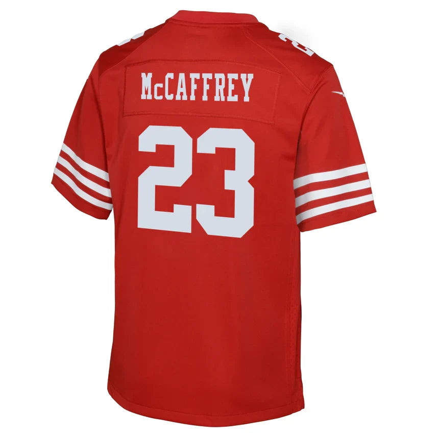 Nike Preschool San Francisco 49ers Christian McCaffrey Game Jersey - Scarlet product image 2, provided for visual reference