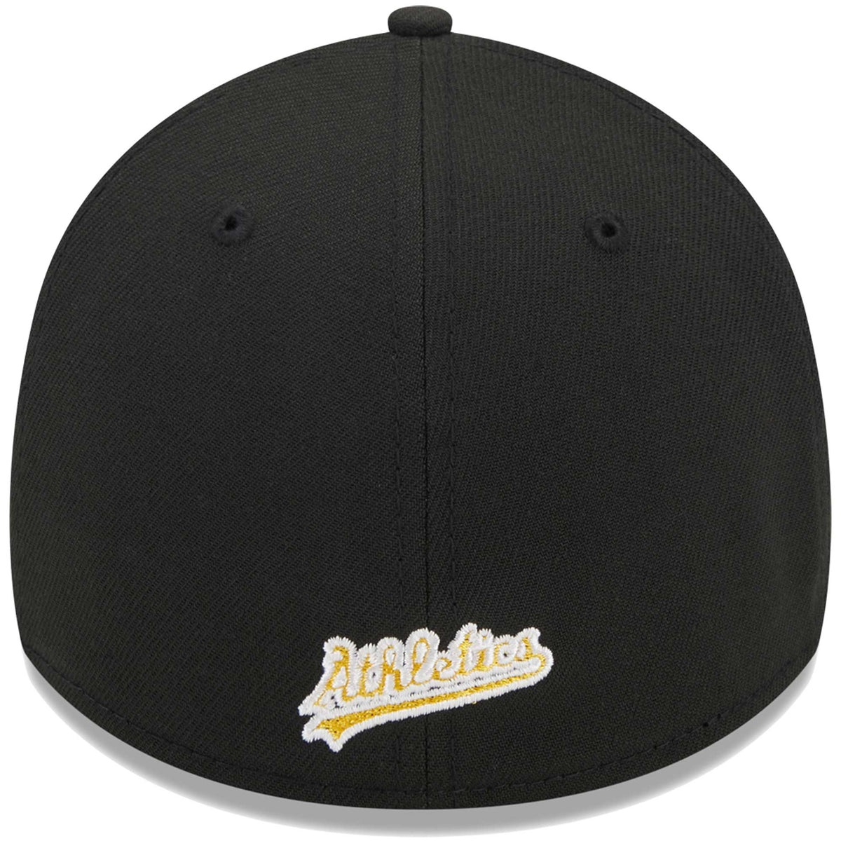 New Era Men Oakland A's 39Thirty Team Classic Stretch Fit Hat-Black product image 4, provided for visual reference and