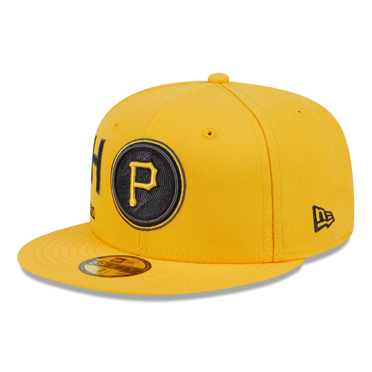 New Era Pittsburgh Pirates Icon City Connect 59FIFTY Fitted Hat-Gold/Black product image 3, provided for visual reference