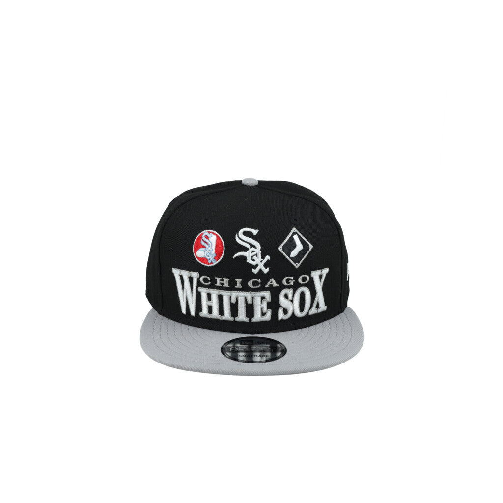New Era Chicago White Sox Archive Multi Logo 9FIFTY Snapback Hat product image 2, provided for visual reference and product