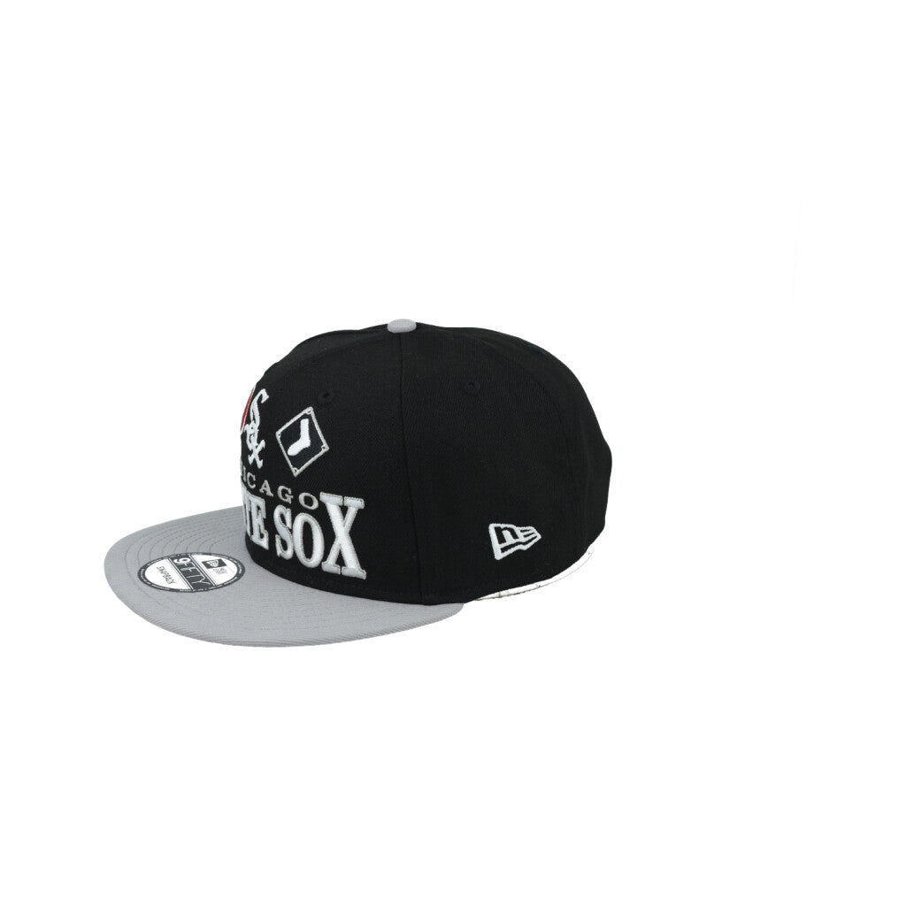 New Era Chicago White Sox Archive Multi Logo 9FIFTY Snapback Hat product image 3, provided for visual reference and product