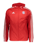 Adidas FC Bayern Munchen DNA Full-Zip Windbreaker 23/24-Red product image 1, provided for visual reference and product