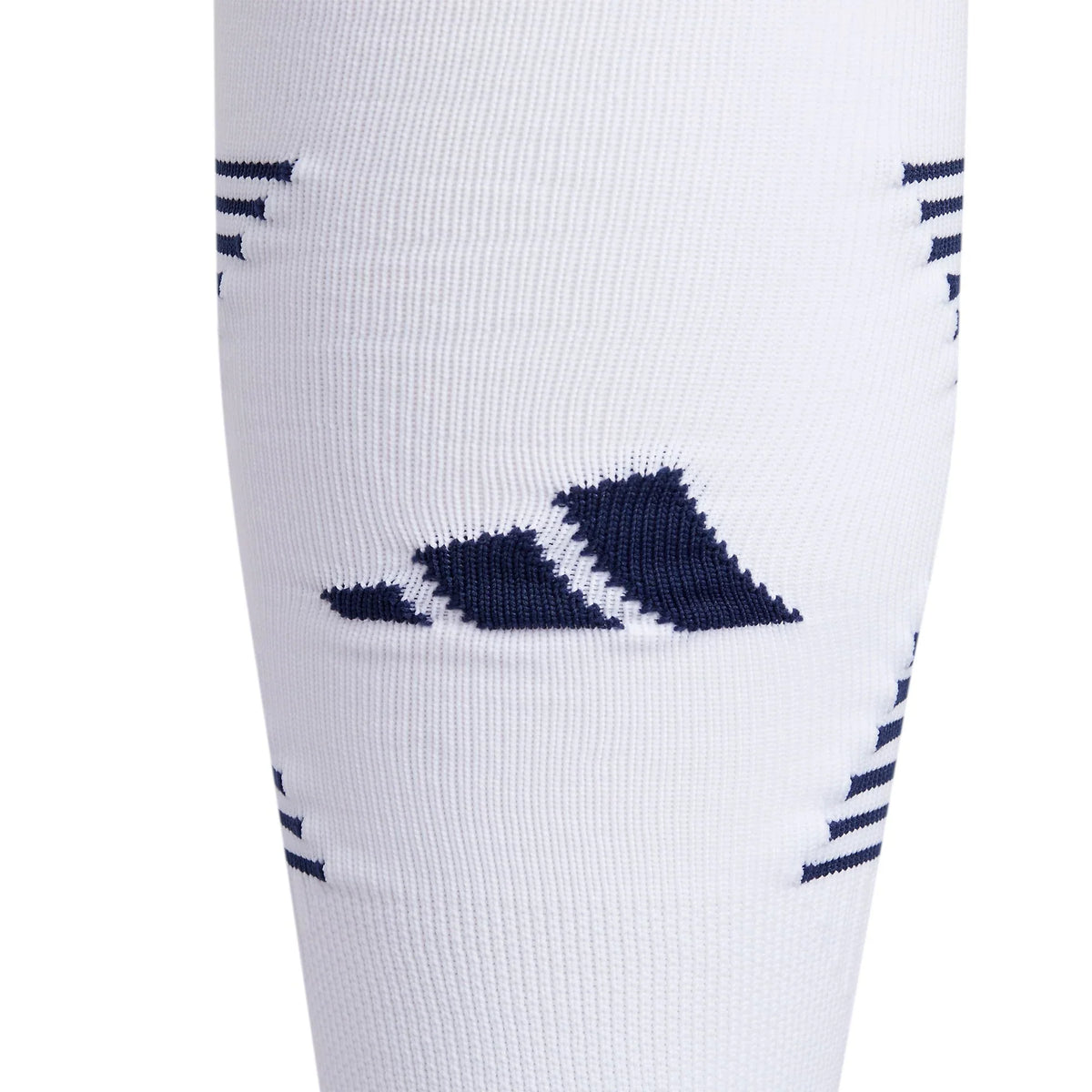 Adidas Team Speed 4 Soccer OTC Socks-White/Black product image 3, provided for visual reference and product detail review