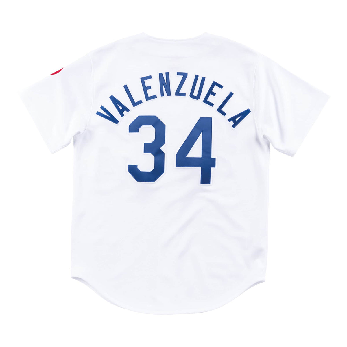 Mitchell & Ness Los Angeles Dodgers Fernando Valenzuela #34 Home Authentic Jersey product image 2, provided for visual