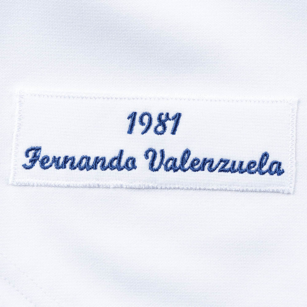 Mitchell & Ness Los Angeles Dodgers Fernando Valenzuela #34 Home Authentic Jersey product image 3, provided for visual