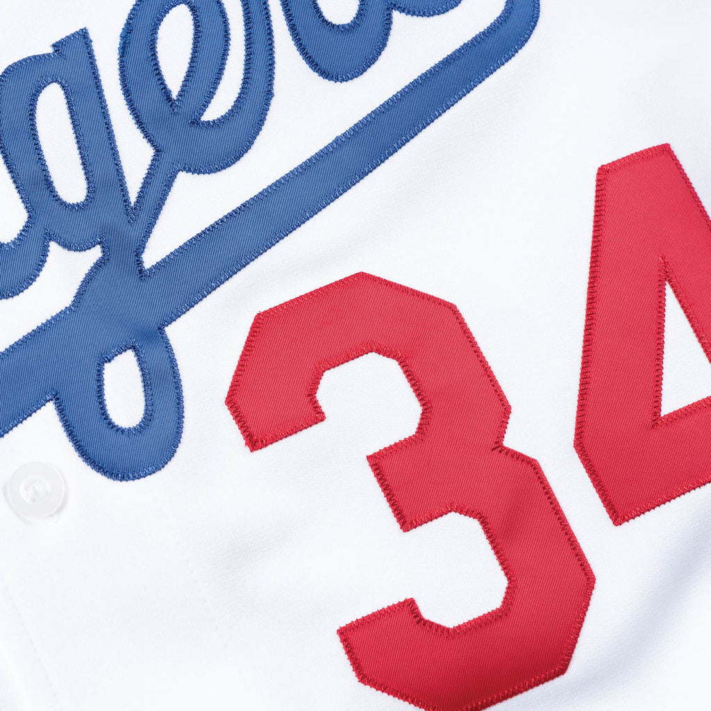 Mitchell & Ness Los Angeles Dodgers Fernando Valenzuela #34 Home Authentic Jersey product image 5, provided for visual