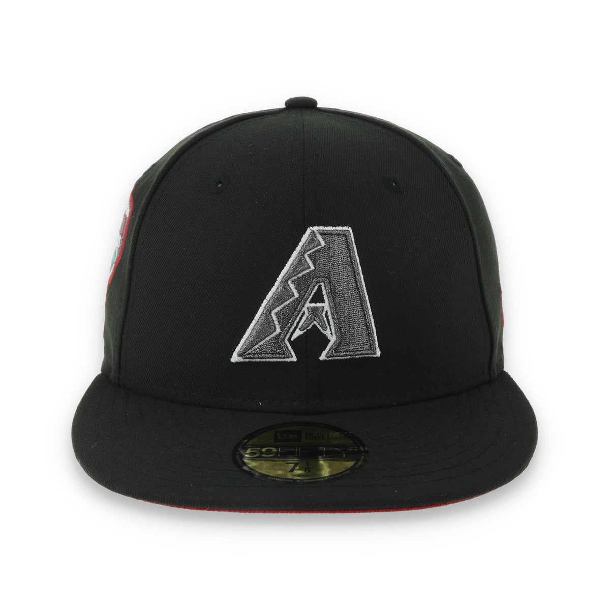New Era Arizona Diamondback 1998 Inaugural Season Side Patch 59FIFTY Fitted Hat-Metallic Grey/Black product image 2,