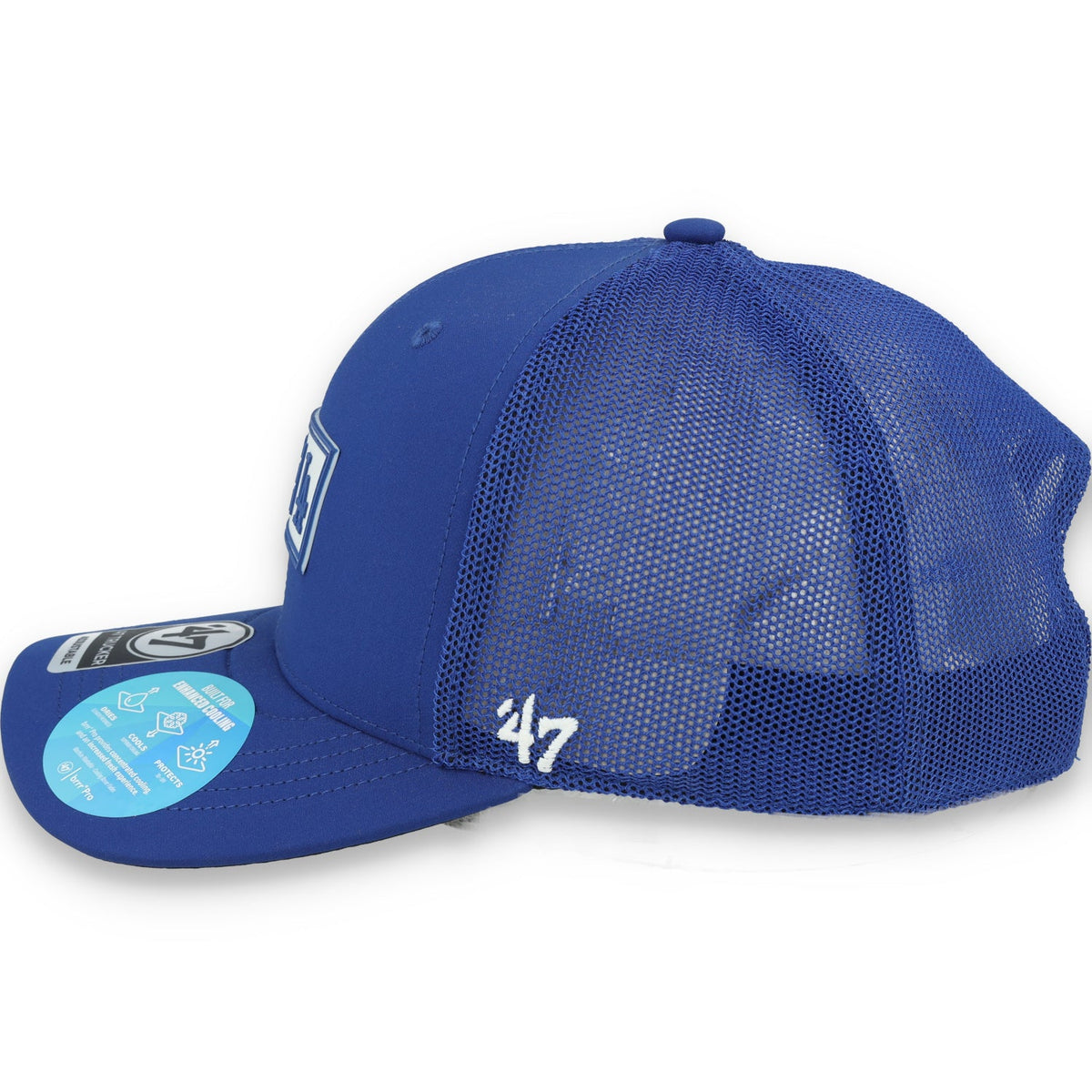 '47 Brand Los Angeles Dodgers Cypher Trucker Adjustable Snapback Hat product image 4, provided for visual reference and