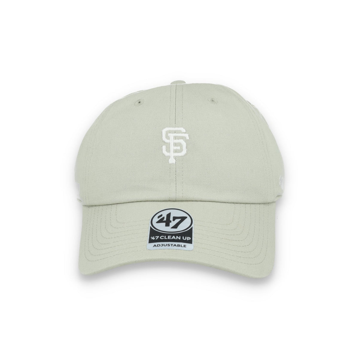 '47 Brand San Francisco Giants Foundation Clean Up Adjustable Hat - System Grey product image 2, provided for visual
