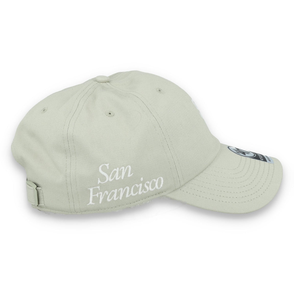 '47 Brand San Francisco Giants Foundation Clean Up Adjustable Hat - System Grey product image 5, provided for visual