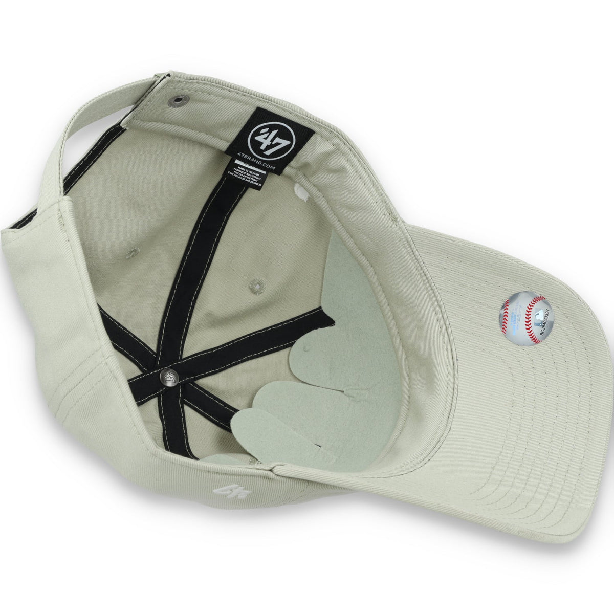 '47 Brand San Francisco Giants Foundation Clean Up Adjustable Hat - System Grey product image 6, provided for visual