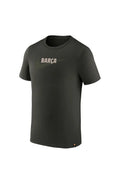 Nike Men Swoosh FC Barcelona Soccer T-Shirt-SEQUOIA product image 1, provided for visual reference and product detail review