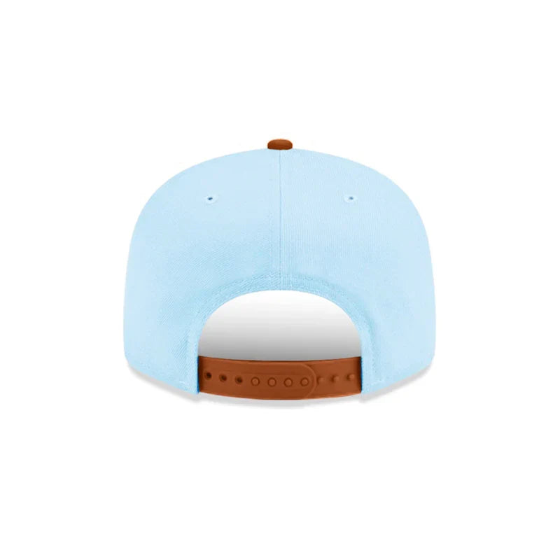 New Era Atlanta Braves 2-Tone Color Pack 9FIFTY Snapback Hat -Light Blue/Rust product image 3, provided for visual reference