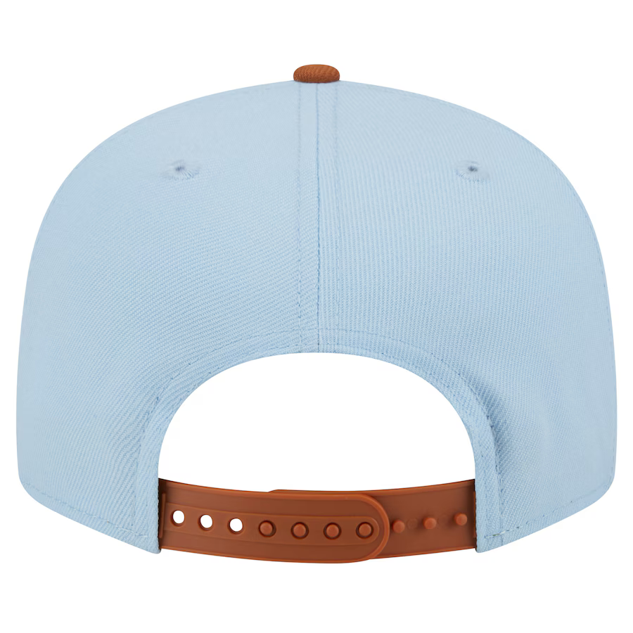New Era New York Yankees 2-Tone Color Pack 9FIFTY Snapback Hat -Light Blue/Rust product image 4, provided for visual