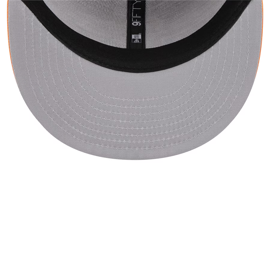 New Era Houston Astros Color Pack 2-Tone 9FIFTY Snapback Hat-Brown/Orange product image 5, provided for visual reference and