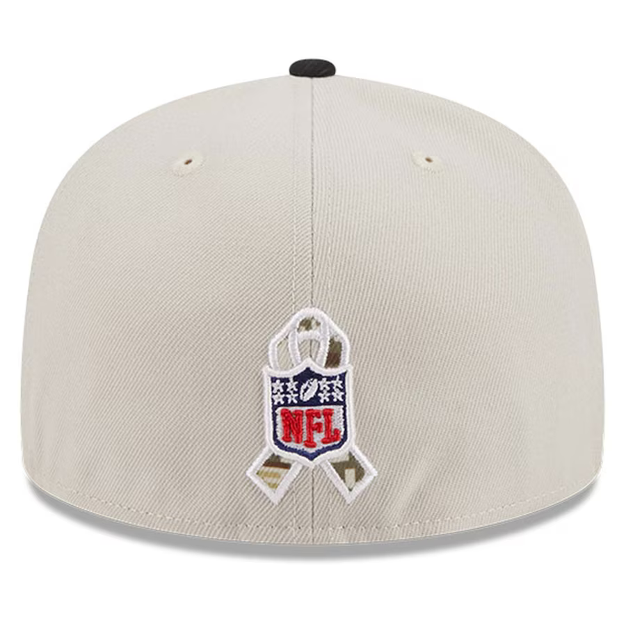 New Era Las Vegas Raiders Salute To Service 59FIFTY Fitted Hat 2023 product image 4, provided for visual reference and