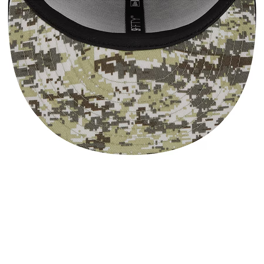 New Era Las Vegas Raiders Salute to Service 2032 9FIFTY Snapback Hat product image 5, provided for visual reference and