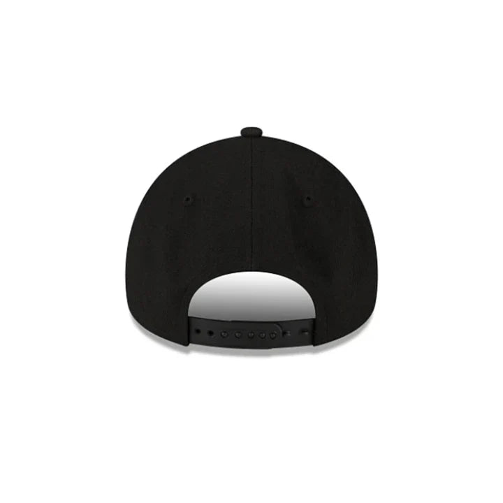 New Era Chicago Bulls A-Frame 9FORTY Adjustable Snapback Hat-Black product image 3, provided for visual reference and
