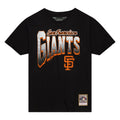 Mitchell & Ness Men San Francisco Giants Arched Vintage Logo T-Shirts-Black product image 1, provided for visual reference