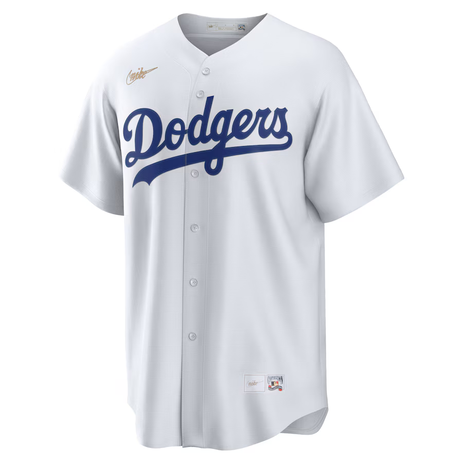 Nike Brooklyn Dodgers Official Cooperstown Jersey product image 1, provided for visual reference and product detail review