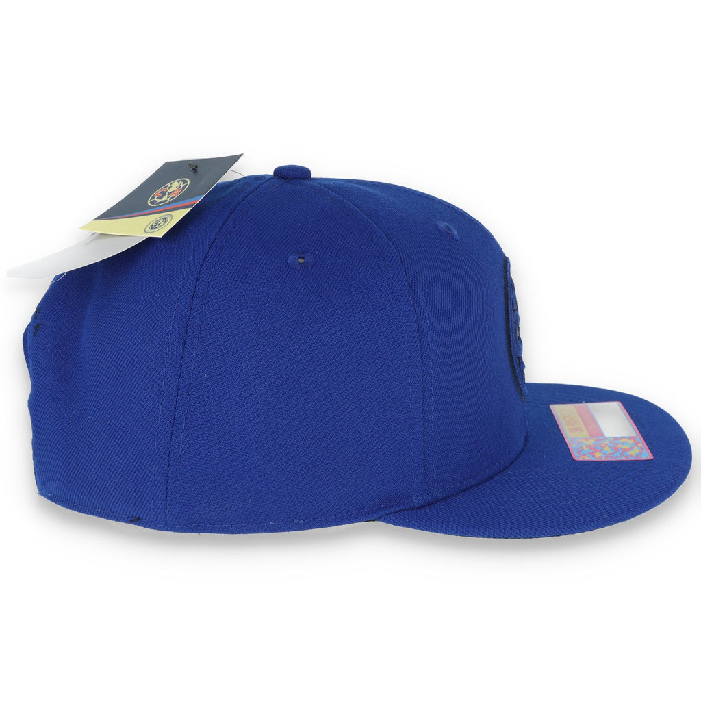 Fan ink Club America Blue Snapback Hat product image 5, provided for visual reference and product detail review