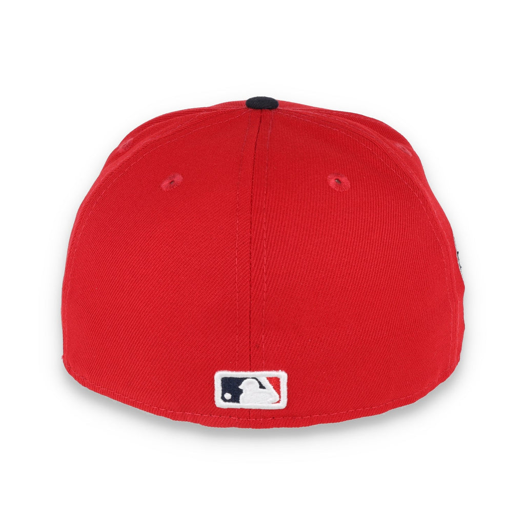 New Era St. Louis Cardinals NL Central 59FIFTY Fitted Hat - Red/B lack product image 5, provided for visual reference and