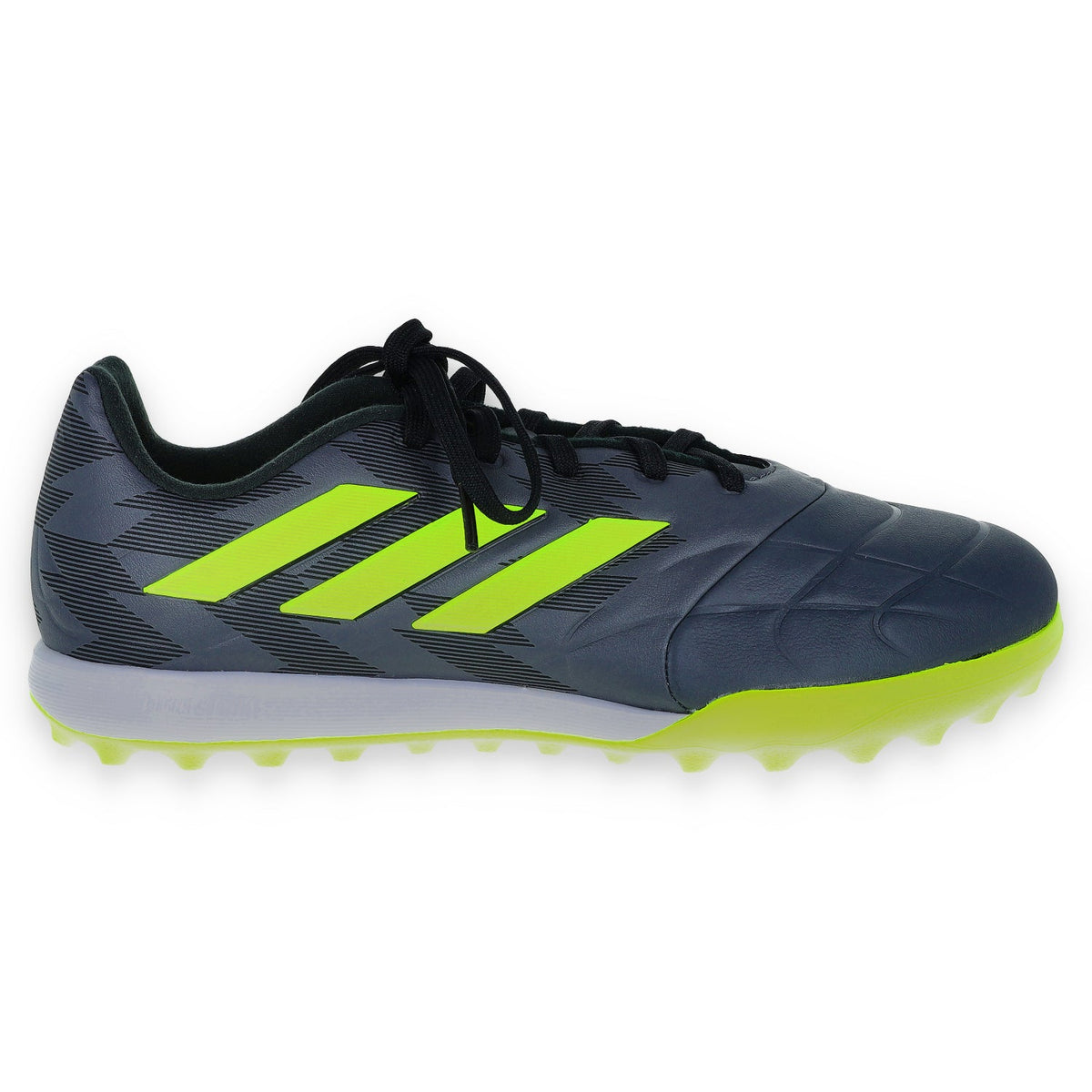Adidas Copa Pure INJ.3 TF Core Black/Team Solar Yellow 2/Grey five product image 1, provided for visual reference and