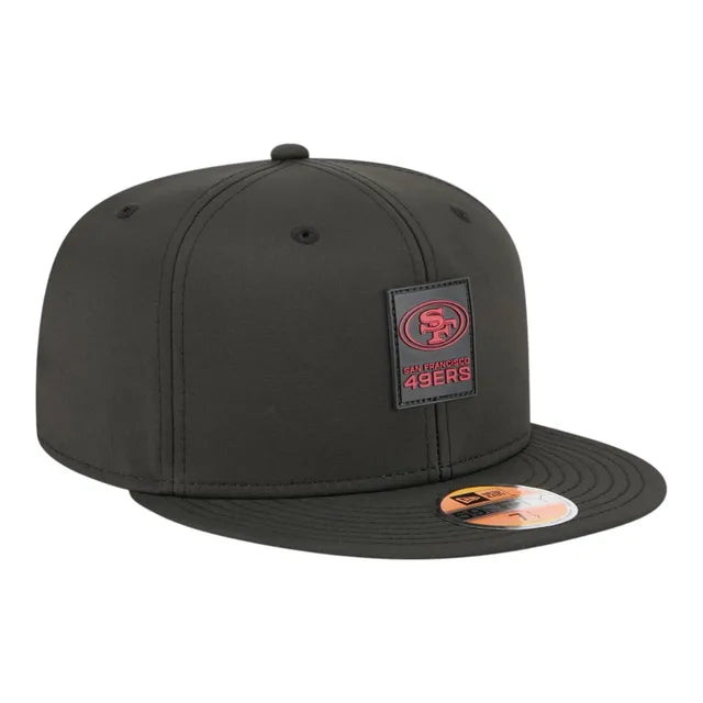 New Era San Francisco 49ERS Performance ON-FIELD Sideline 59FIFTY Fitted Hat-Black product image 1, provided for visual