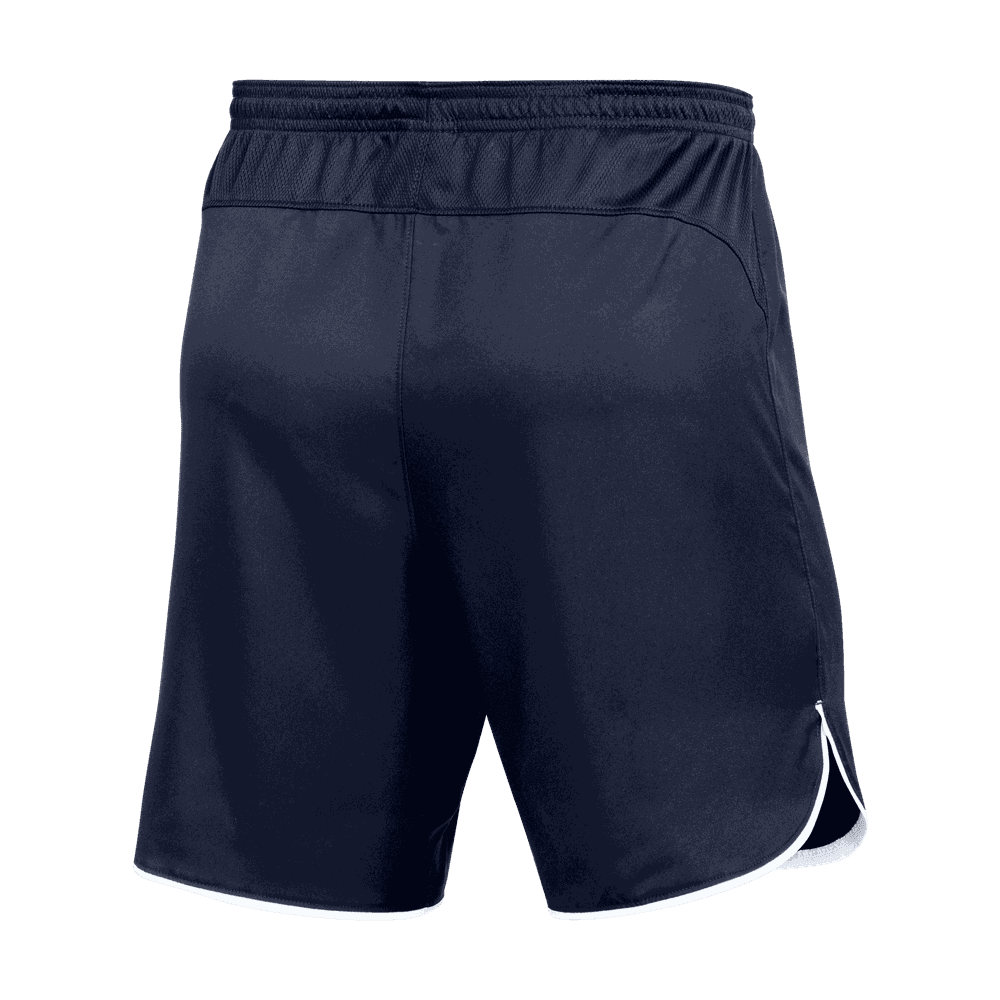 Nike Dri-Fit Laser Woven V Short- Navy/White product image 2, provided for visual reference and product detail review