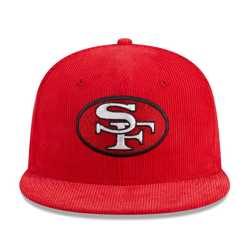 San Francisco 49ers Side Patch Corduroy-Red product image 2, provided for visual reference and product detail review