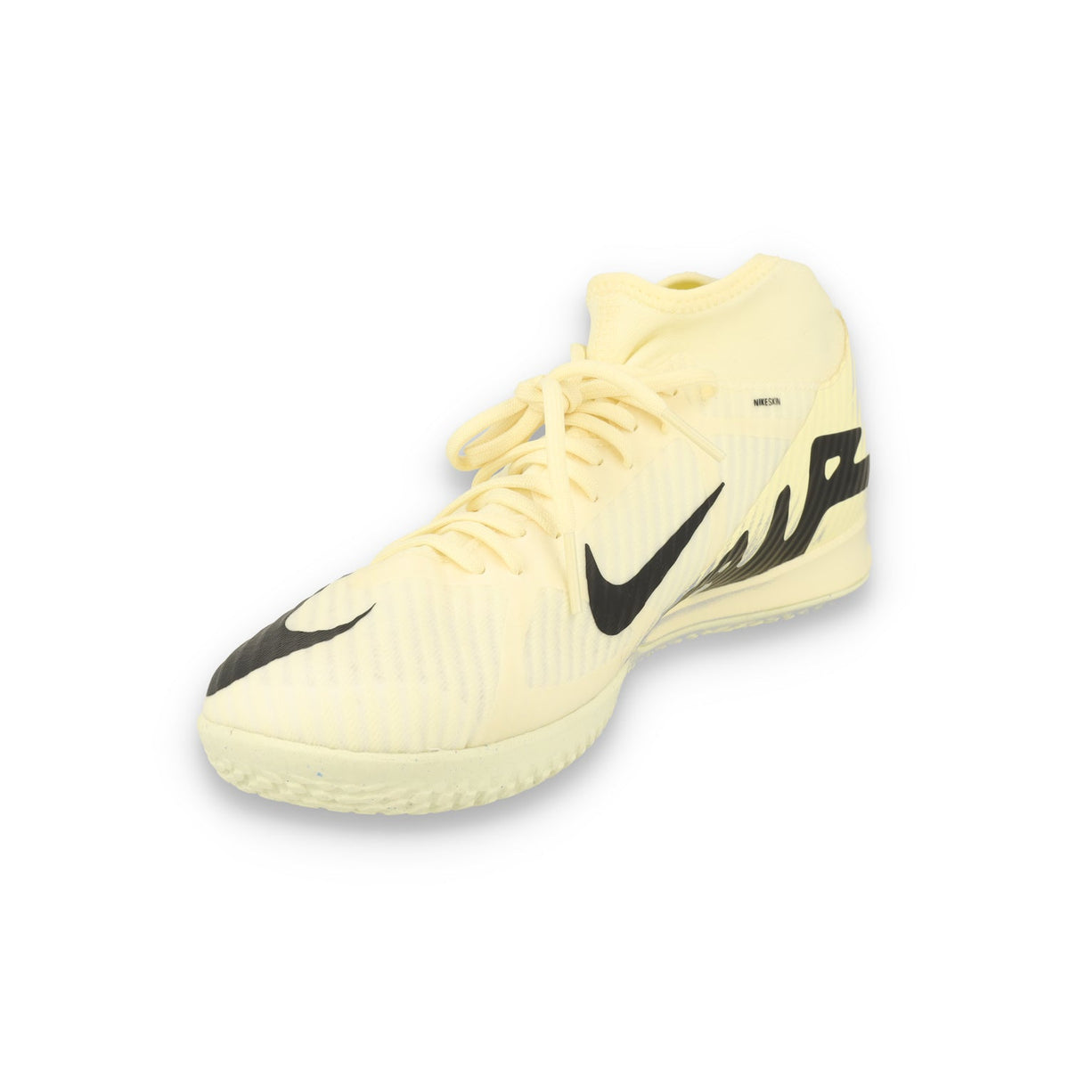 Nike Zoom Mercurial Superfly 9 Academy IC-Lemonade/Black product image 6, provided for visual reference and product detail