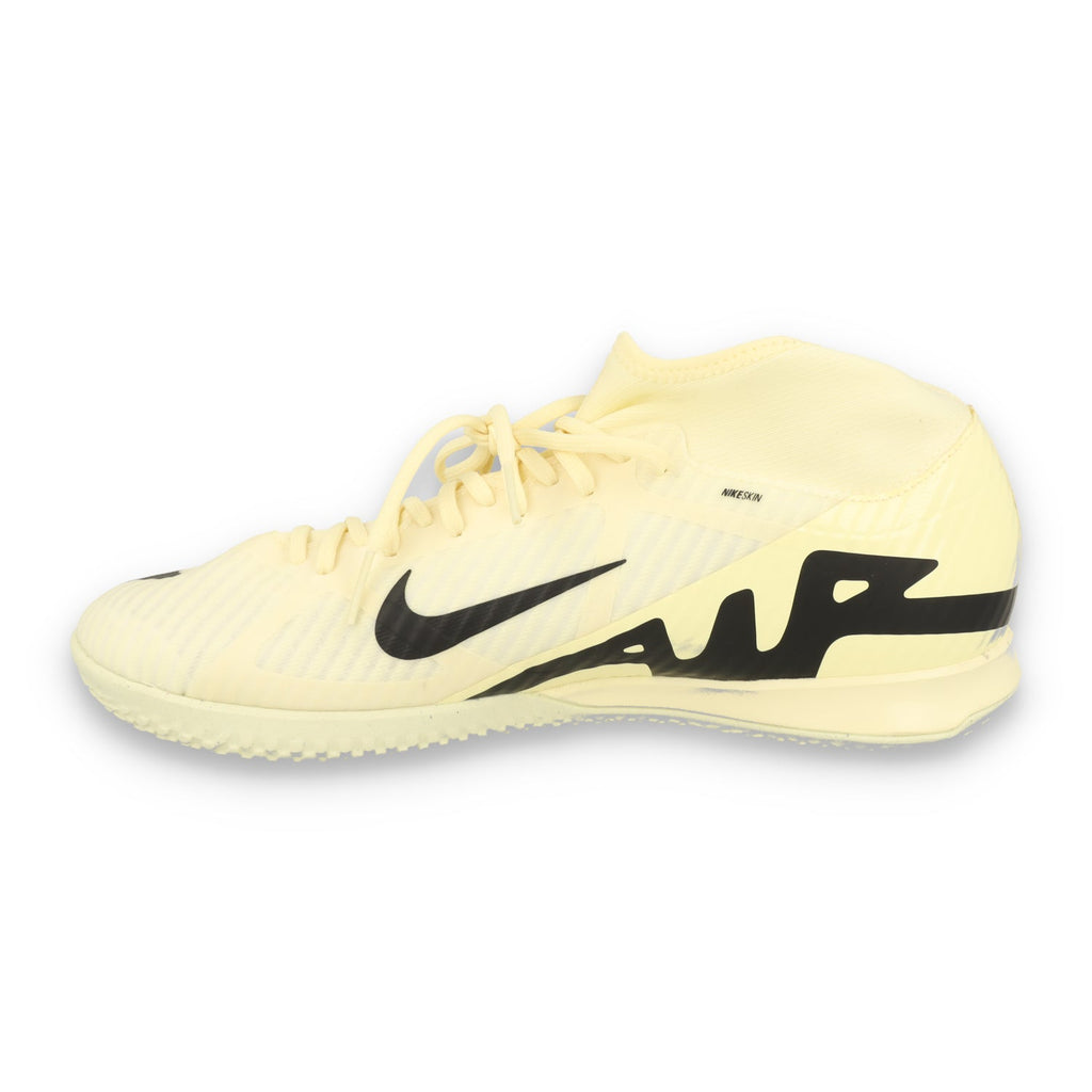 Nike Zoom Mercurial Superfly 9 Academy IC-Lemonade/Black product image 2, provided for visual reference and product detail